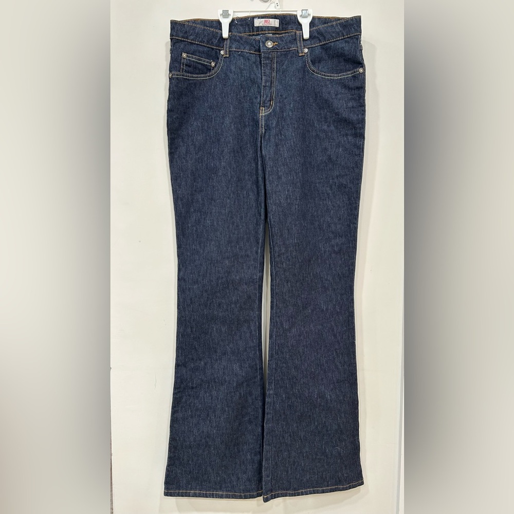 JLo Jennifer Lopez flare boot cut jeans size 11 blingy buttons